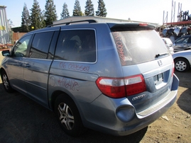 2006 HONDA ODYSSEY EX-L SKY BLUE 3.5L AT A16485